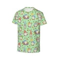 thumbnail image 3 of Honeii Spring Gnomes Print Kids Boy T-Shirt,Breathable Round Neck Tee,Stylish Summer Tee for Boys, for Outdoor Activities and Casual Wear, 3 of 7
