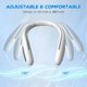 thumbnail image 2 of Ventilador de cuello sin aspas, ventiladores de cuello recargables portátiles, 3 velocidades Ventilador personal ultra silencioso Manos libres USB recargable para correr Senderismo al aire libre JFHHH pequeña, 2 of 5
