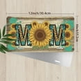 thumbnail image 2 of License Plate, Sunflower themed Mom Design Decorative Front,Personalized Stainless Steel License Plate Cover For Men Women,12.2" X 6.2", 2 of 6