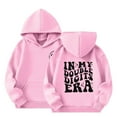 thumbnail image 1 of Double Digits Birthday Athletic Hooded Pullover For Girls Sports Jacket With Front Pocket Casual Sweatshirt, 1 of 5
