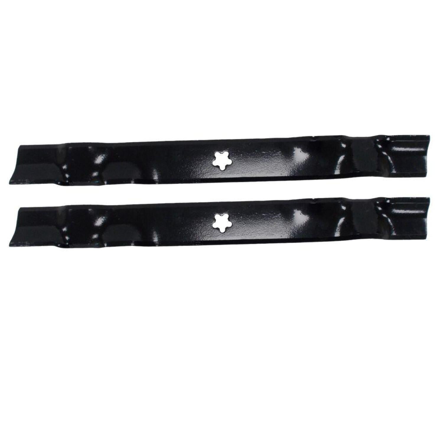 2 Lawn Mower Blades W/ Belt For 42 In. Deck Fits Craftsman Fits Poulan Fits Husq