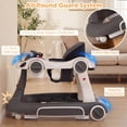 thumbnail image 5 of INFANS 6-in-1 Baby Walker, Converts Push Car to Bouncer, Rocker with Music, Lights, Adjustable Height & Speed, Activity Center, Canopy for 7-18 Months, 5 of 9