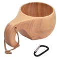 thumbnail image 2 of Taza de café de madera, taza de café de madera con taza de café, taza de madera portátil de alta capacidad, 2 of 8
