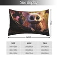 thumbnail image 2 of Fotbe Adorable Fluffy Bat Funda de Almohada Decorativa Estilo Occidental, Lujo en Algodón, Fundas para Almohadas King, Cojín Estampado para Decoración del Hogar-14"x20", 2 of 6