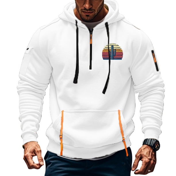 Sudadera con capucha para hombre, sudadera con capucha de manga larga estampada, sudadera con capucha de bolsillo, ropa de trabajo, sudadera con capucha para hombre, blusa de poliéster
