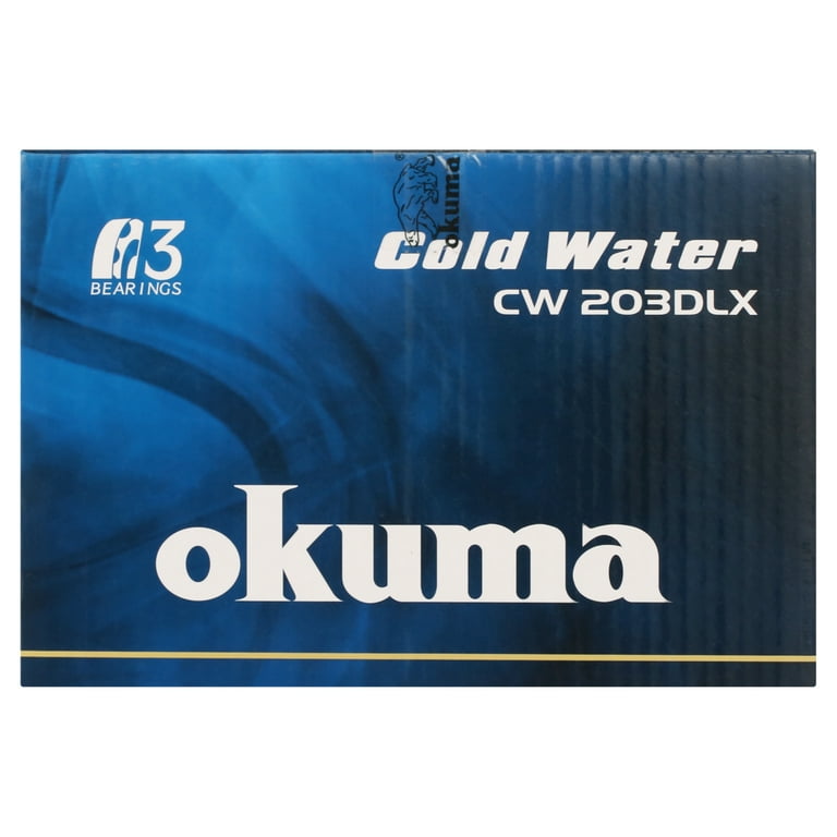 Okuma Cold Water Star Drag Line Counter Fishing Reel, Left Okuma Cold Water Star Drag Line Counter Fishing Reel, Left