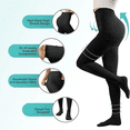 thumbnail image 2 of Compression Pantyhose for Women & Men, 20-30 mmhg Stockings Support Hose Thigh High Compression Tights Graduated Support, 2 of 8