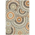 thumbnail image 2 of SAFAVIEH Veranda Petra Geometric Indoor/Outdoor Area Rug, 6'7" x 9'6", Cream/Chocolate, 2 of 5