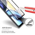 thumbnail image 5 of CoverON For Motorola Moto G22 Screen Protector Tempered Glass - 98% full Coverage, 5 of 9