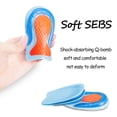 thumbnail image 2 of Gel Heel Pad Insoles U‑Shaped SEBS Cushion 1 Pair Shock Absorbing Heel Pain Relief Inserts for Men Women S/L, 2 of 6