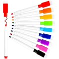 thumbnail image 2 of Whiteboard Markers 9 Pieces Whiteboard Pens and Eraser set, 2 of 4