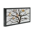 thumbnail image 3 of Stupell Industries Cats In Tree Pet Painting Animals & Insects Painting Black Floater Framed Canvas Art Print Wall Art, 31 x 14, 3 of 9