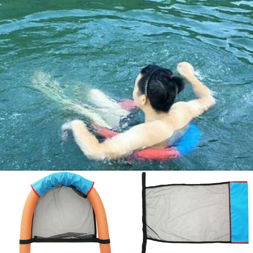 Polyester Floating Pool Noodle Sling Mesh Chair Net for Swimming Pool B 