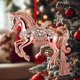 thumbnail image 3 of Yunuuuoa Acrylic Christmas Trailer Ornament 2D Flat Hanging Pendant Holiday Home Decor Interior Wall Decoration for Festive Seasonal Party Indoor Outdoor Housewarming Gift, 3 of 5