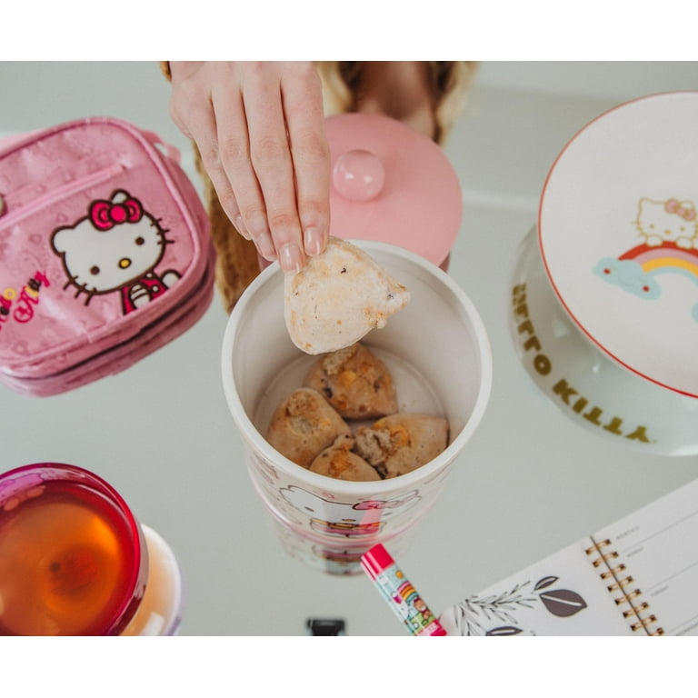 Sanrio Hello Kitty Apples and Cinnamon Ceramic Food Storage Snack Sanrio Hello Kitty Apples and Cinnamon Ceramic Food Storage Snack
