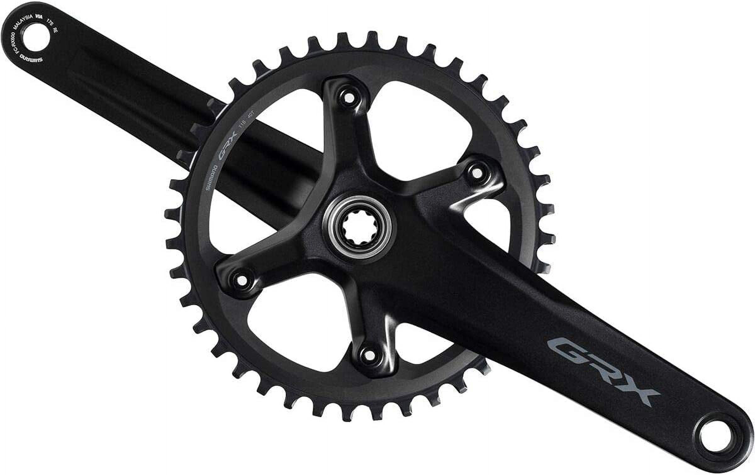SHIMANO シマノ GRX FC-RX600-1 40T 170mm 11S Shimano GRX FC-RX600-1 Crankset - 170mm, 11-Speed, 40t, 110