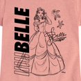 thumbnail image 3 of Disney Princess - Autograph Belle - Toddler & Youth Girls Short Sleeve Graphic T-Shirt, 3 of 6