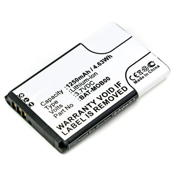 Batteries N Accessories BNA-WB-L1243 Barcode Scanner Battery - Li-Ion, 3.7V, 1250 mAh, Ultra High Capacity Battery - Replacement for Honeywell 3159122 Battery