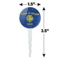 thumbnail image 6 of Rustic Oregon State Flag Distressed USA Cupcake Picks Toppers Decoration Set of 6, 6 of 6