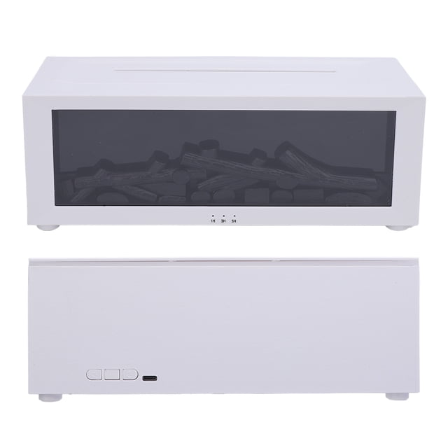 Humidificador para chimenea Con Llama 3D, Difusor de Aromas de Escritorio Con Aromas Silenciosos y Efecto Visual de Llama Colorida para el Hogar, la hábitaciana y la Oficina Oficina