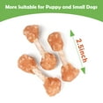 thumbnail image 3 of MON2SUN Chicken & Rice Dumbbells with Rawhide Small Dog Treats, 9 oz (17 Count), 3 of 10