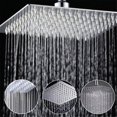 thumbnail image 1 of CNKOO Pommeau de Douche Haute Pression Carré en Acier Inoxydable Style Pluie, 1 of 8