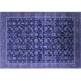 thumbnail image 1 of Ahgly Company Indoor Rectangle Oriental Blue Traditional Area Rugs, 5' x 7', 1 of 4