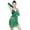 Green, variant on KHONTS Women's Sequins Tassel Latin Dance Dress Flapper Cocktail Party Dresses Rumba Ballroom Outfits with Gloves Silver One Size
