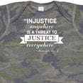 thumbnail image 4 of Inktastic Injustice Anywhere is a Threat to Justice Everywhere Martin Luther King Jr. Boys or Girls Baby Bodysuit, 4 of 5