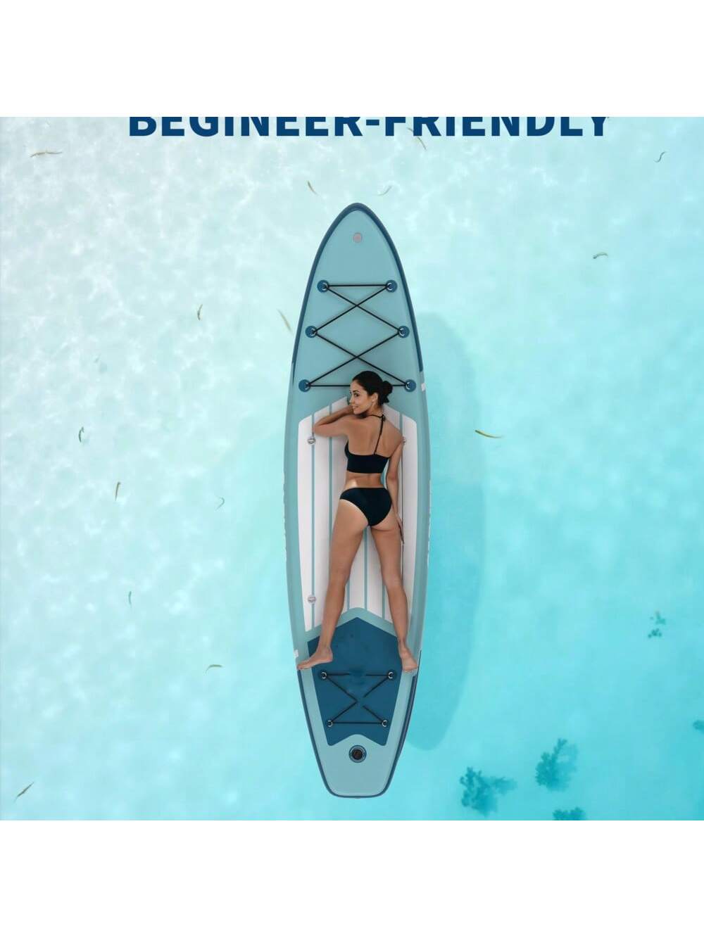 Huisuilinss Inflatable Stand Up Paddle Board,10.6FT/11FT Inflatable Paddle Board With Premium Accessories,Non-Slip EVA Deck,Ultra-Light Carry Bag，Pump,SUP For All Skill Levels,1PCS