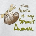 thumbnail image 3 of CafePress - The Sloth Is My Spirit Animal Long Sleeve T Shirt - Unisex Cotton Long Sleeve T-Shirt, 3 of 4