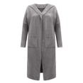 thumbnail image 4 of Aoochasliy Womens Blazer Jacket Clearance Long Sleeve Overcoat Tops Mid-length Cardigan Knitted Sweater, 4 of 5