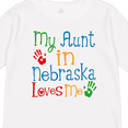 thumbnail image 4 of Inktastic My Aunt in Nebraska Loves Me Boys or Girls Long Sleeve Toddler T-Shirt, 4 of 5