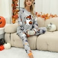 thumbnail image 4 of Pajamas For Women Set Halloween Cozy 2 Piece Outfit Soft Comfortable Sleepwear Loungewear Nightwear Nightclothes Homewear, 4 of 7