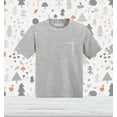 thumbnail image 2 of Shop4Ever Jesus Cross Cursive Script Pocket Size Toddler's Cotton T-Shirt 5T/6T Heather Grey, 2 of 6