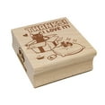 thumbnail image 1 of Thanks I Love It Cat with Present Thank You Square Rubber Stamp Stamping Scrapbooking Crafting - Large 2.75in, 1 of 7