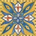 thumbnail image 2 of Tavoletti, Anne 26x26 Gold Ornate Wood Framed with Double Matting Museum Art Print Titled - Tuscan Sun Tiles II Color Talavera, 2 of 4