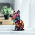 thumbnail image 2 of GROWTH TANK Animal Ornament Colorful Base Animal Figurines Decorations Artwork Metal Statues Lowrie, 2 of 9