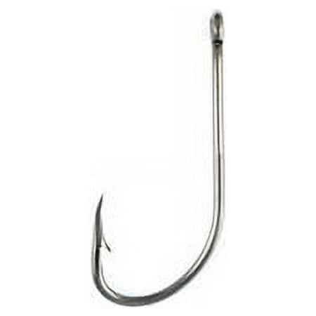 UPC: 0047708053822 | Eagle Claw 084FH-12 Plain Shank Offset Hook  Bronze Plated  Size 12