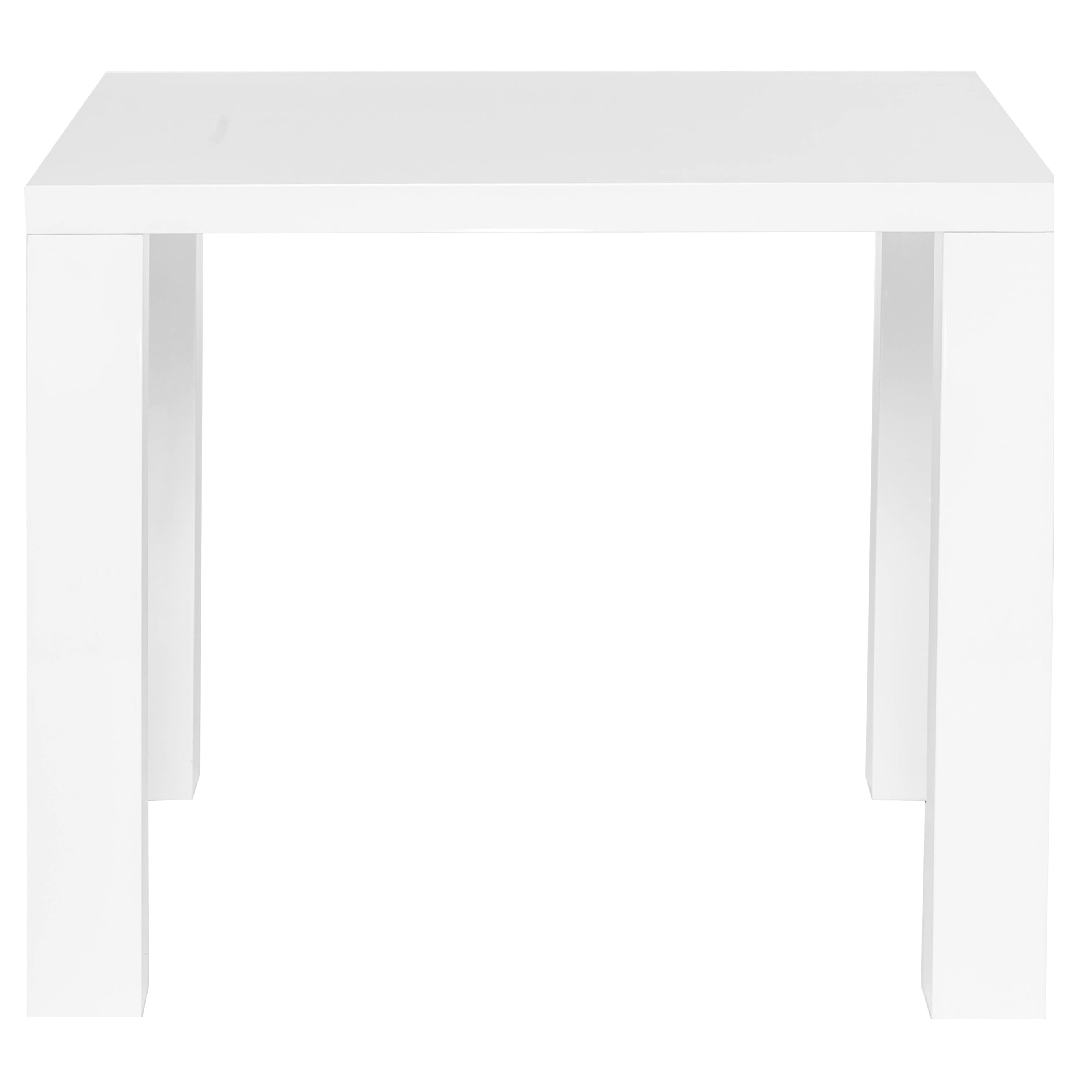 square gloss dining table