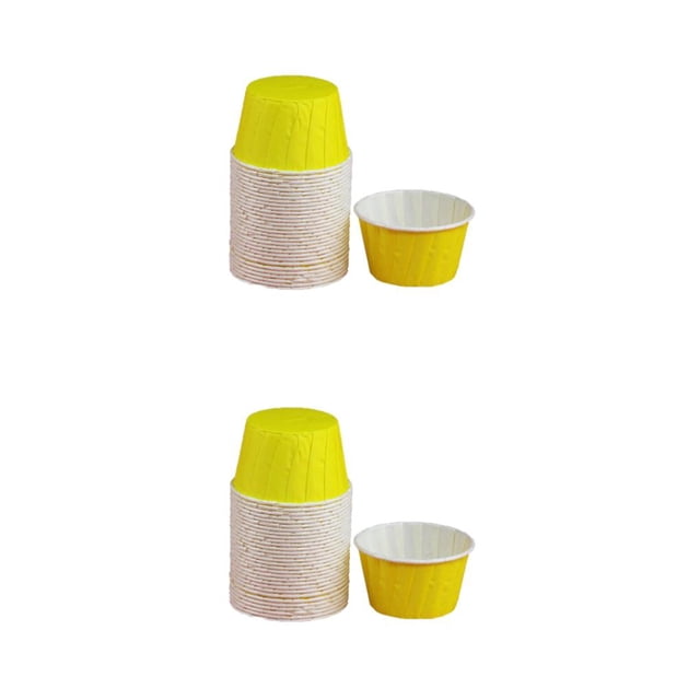 Moyic 50 Uds Tazas de Helado Cuencos de Postre Recipientes de Comida para Llevar de Yogur Congelado