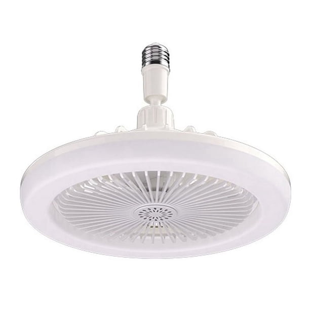 Ventiladores de Techo con Control Remoto y LáMpara Luz, Ventilador Base Convertidor E27, Silenciosos Inteligentes para Dormitorio Sala Estar