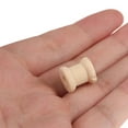 thumbnail image 2 of WINDLAND 100 Pcs Empty Thread Spools Wood Empty Spools Sewing Thread Ribbon Holder, 2 of 11