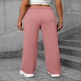 thumbnail image 6 of LYMAYTER Women Casual Trousers High Waisted Stretchy Button Business Work Casual Pants with Pockets S-2XL, 6 of 8