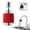 Red, variant on Splash Proof Booster Swivel Kitchen Filter Tap, 360° Degree Faucet Aerator with 3 Water Flow Modes, Universal Adapter Included, Easy Installation, Suitable