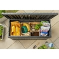 thumbnail image 5 of Keter Darwin 150 Gallon Durable Resin Outdoor Deck Box Storage Organization, Graphite, 5 of 8