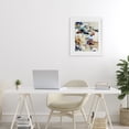 thumbnail image 3 of Stupell Industries Modern Flowing Stippled Brushstrokes White Framed Print Under Glass, 13 x 16, by Lisa Ridgers, 3 of 8