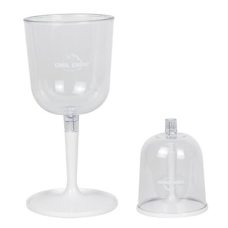

Outdoor Camping Anti-Fall Plastic Goblet Detachable Portable Wine Glass