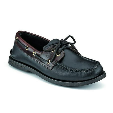 sperry top sider 0191486 men s original 2 eye black amaretto boat