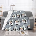 thumbnail image 2 of XMXT Throw Blanket, Cartoon Milk Drinking Machine Washable Blankets for Sofa, 50 x 40 inches, 2 of 9